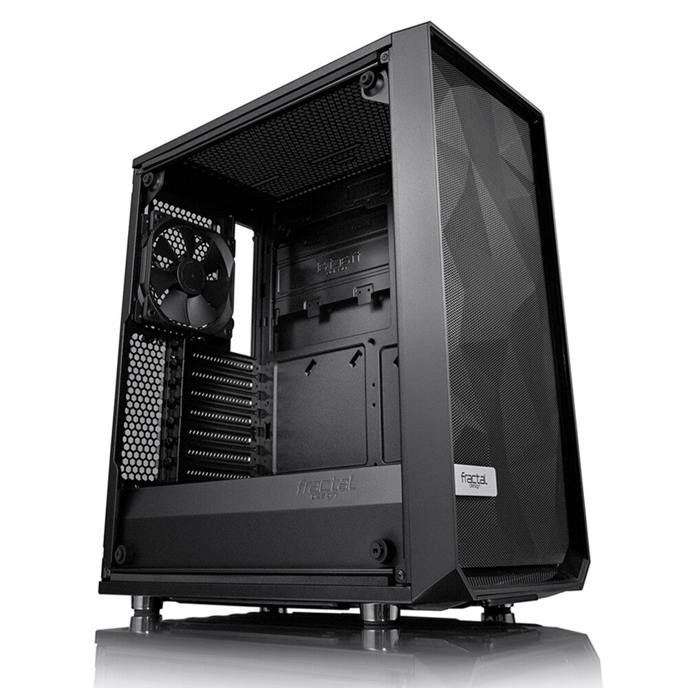 Fractal Design Meshify C - ATX Mid Tower Case in Black / Transparent