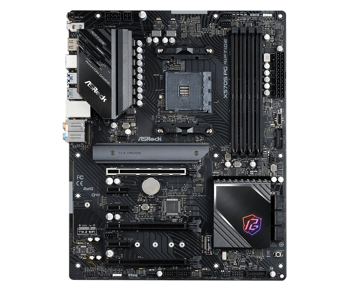 Asrock X570S PG Riptide ATX motherboard - AMD X570 Socket AM4