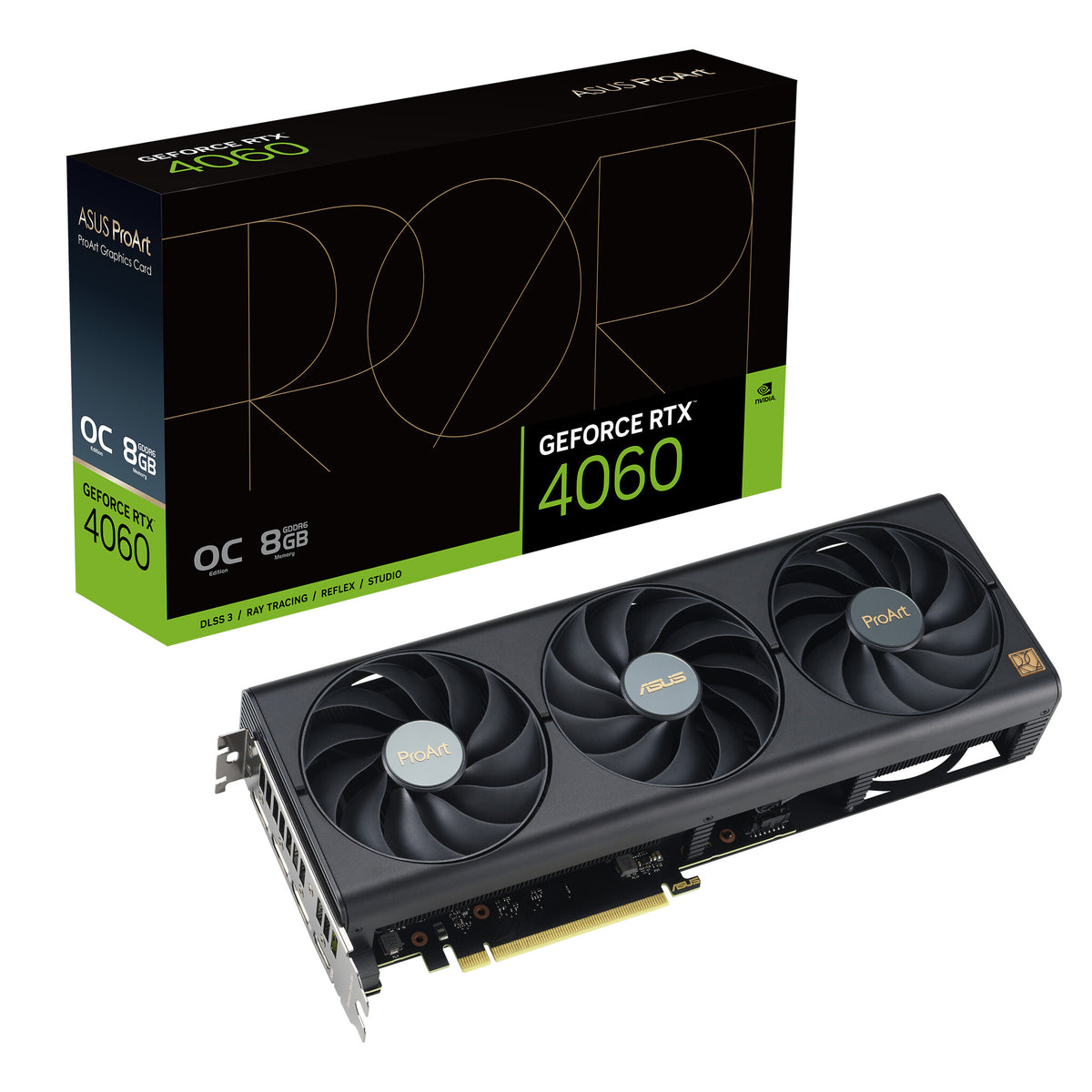 ASUS ProArt - NVIDIA 8 GB GDDR6 GeForce RTX 4060 graphics card