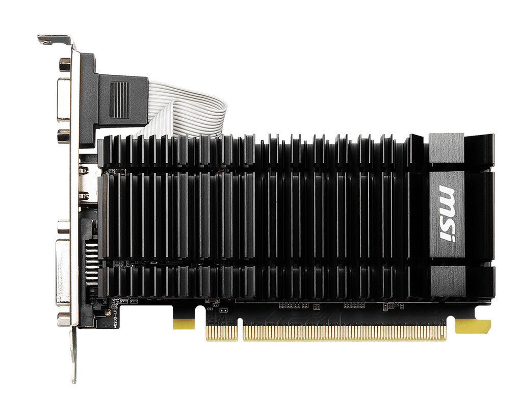 MSI Low Profile - NVIDIA 2 GB GDDR3 GeForce GT 730  graphics card