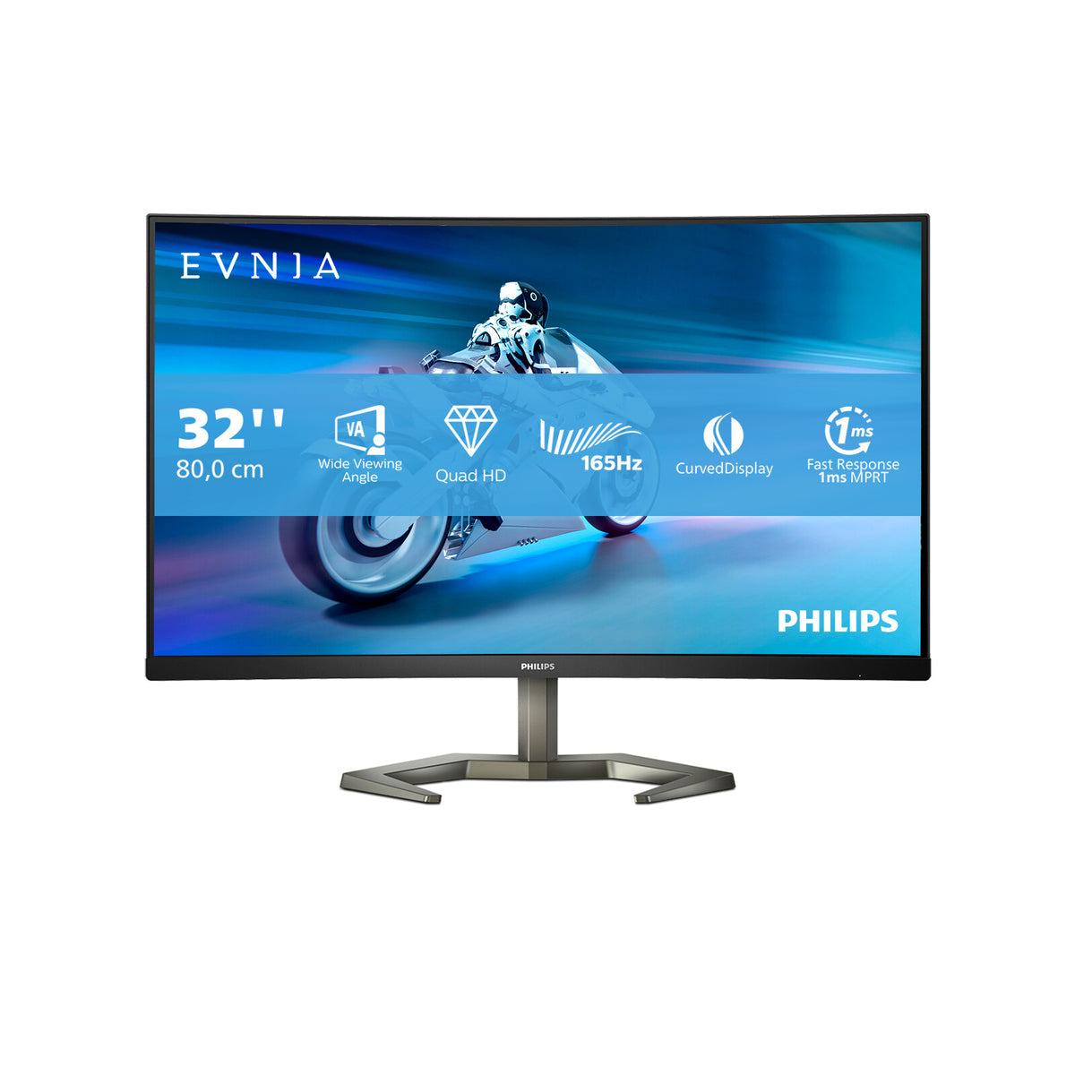 Philips Momentum 32M1C5500VL/00 LED display 80 cm (31.5&quot;) 2560 x 1440 pixels Quad HD LCD Black