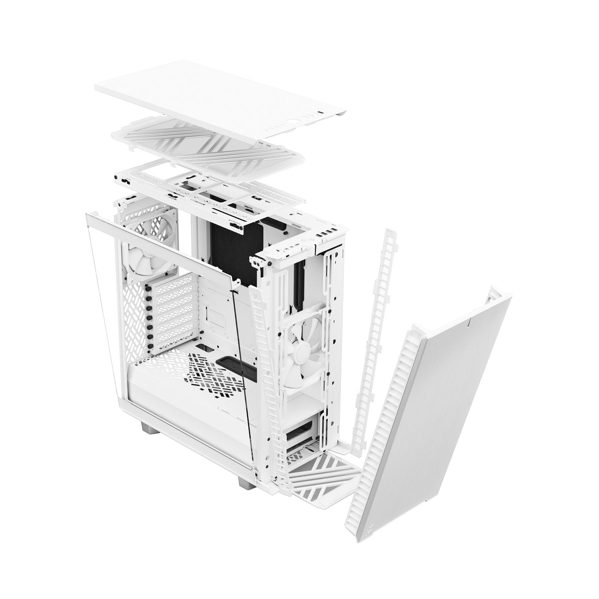 Fractal Design Define 7 Compact - ATX Mid Tower Case in White