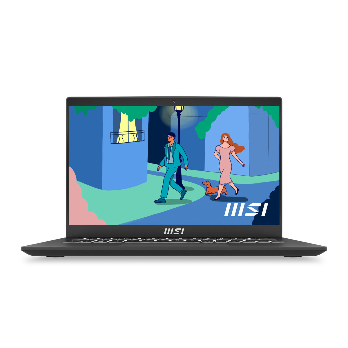 MSI Modern 14 Laptop - 35.6 cm (14&quot;) - Intel® Core™ i3-1215U - 8 GB DDR4-SDRAM - 512 GB SSD - Wi-Fi 6 - Windows 11 Home - Black