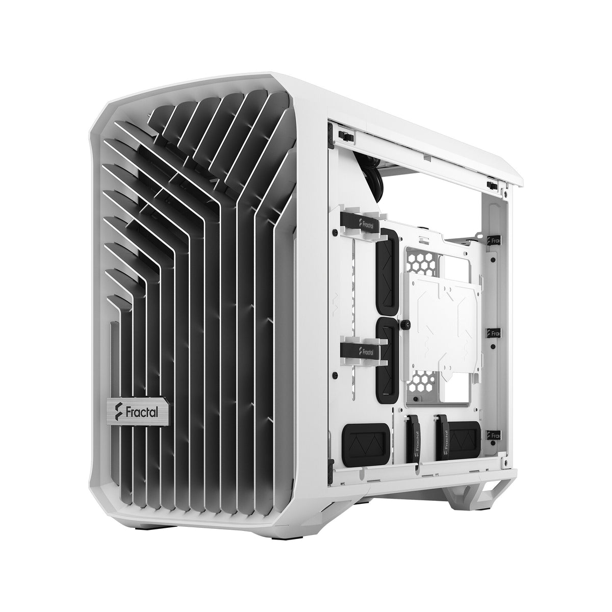 Fractal Design Torrent Nano - Mini ITX Tower Case in White / Black