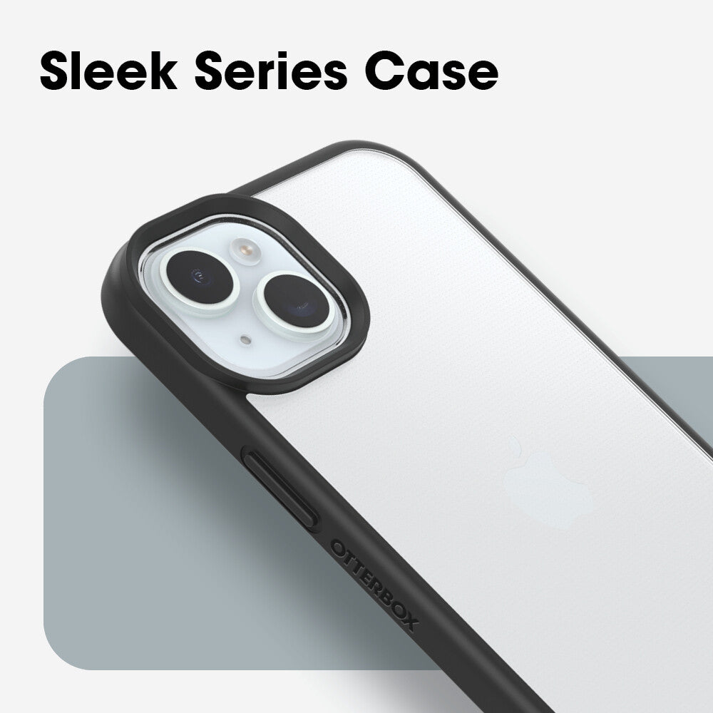 OtterBox React Series for iPhone 15 Plus in Black Crystal