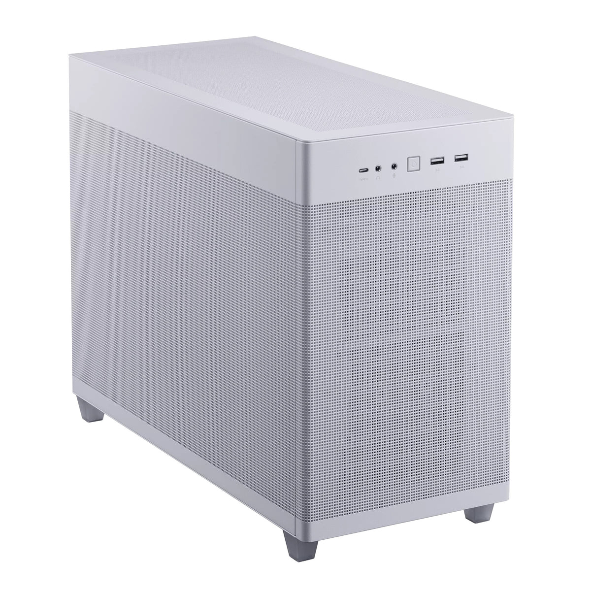 Asus Prime AP201 - MicroATX Mini Tower Case in White