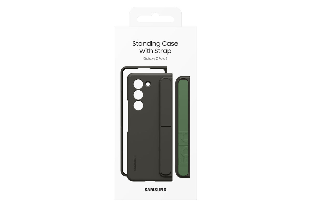 Samsung Fold Standing Case with Strap for Galaxy Z Fold5 in Graphite