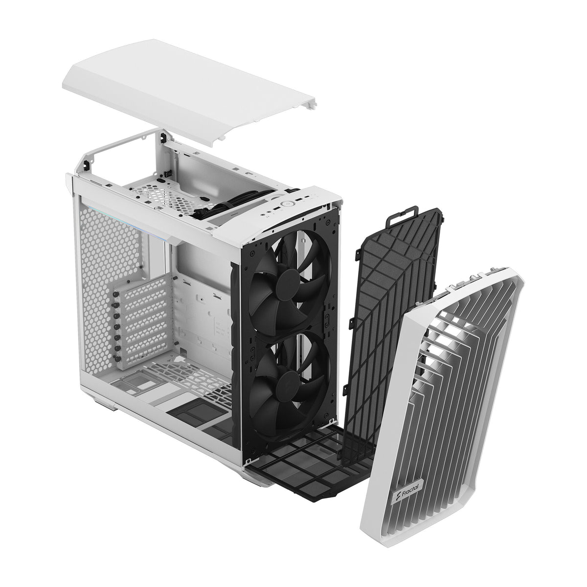 Fractal Design Torrent Compact - ATX Mid Tower Case in White