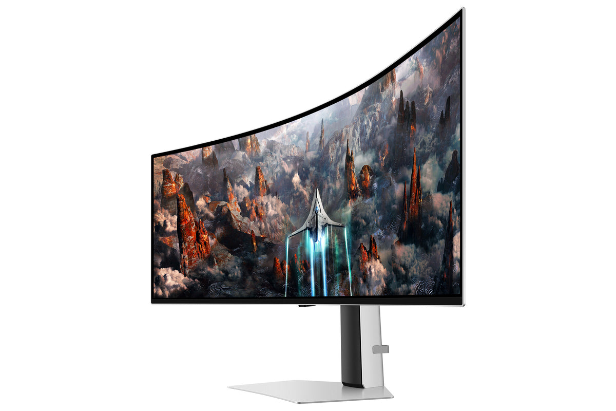 Samsung Odyssey S49CG934SU computer monitor 124.5 cm (49&quot;) 5120 x 1440 pixels DQHD OLED Silver