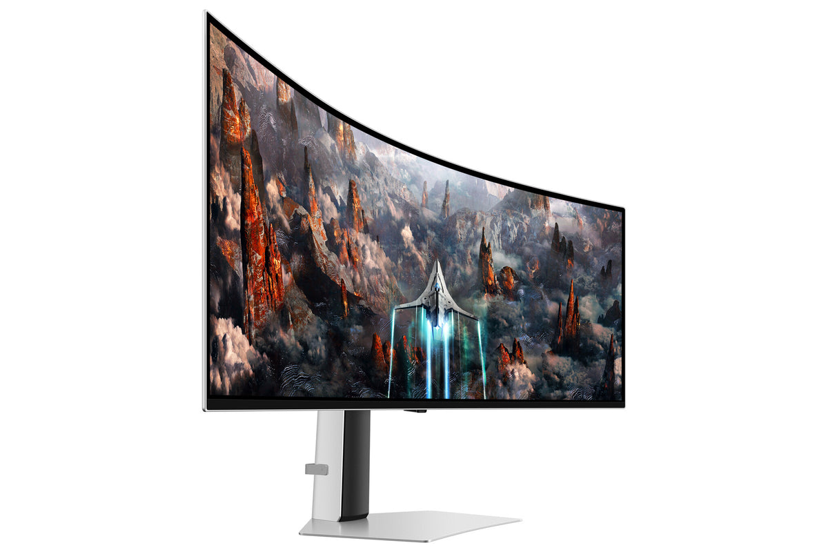 Samsung Odyssey S49CG934SU computer monitor 124.5 cm (49&quot;) 5120 x 1440 pixels DQHD OLED Silver