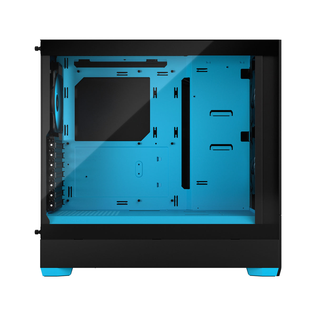 Fractal Design Pop Air - ATX Mid Tower Case in Black / Cyan