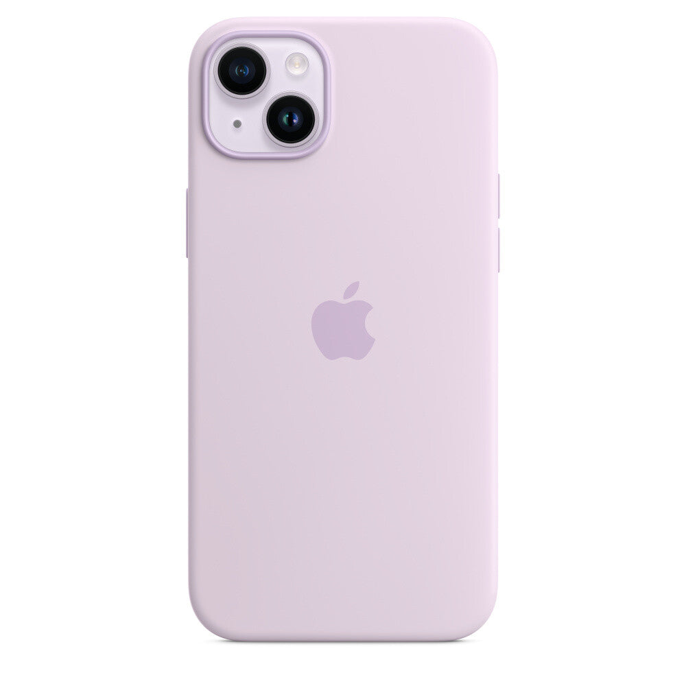 Apple Silicone Case for iPhone 14 Plus with MagSafe in Lilac