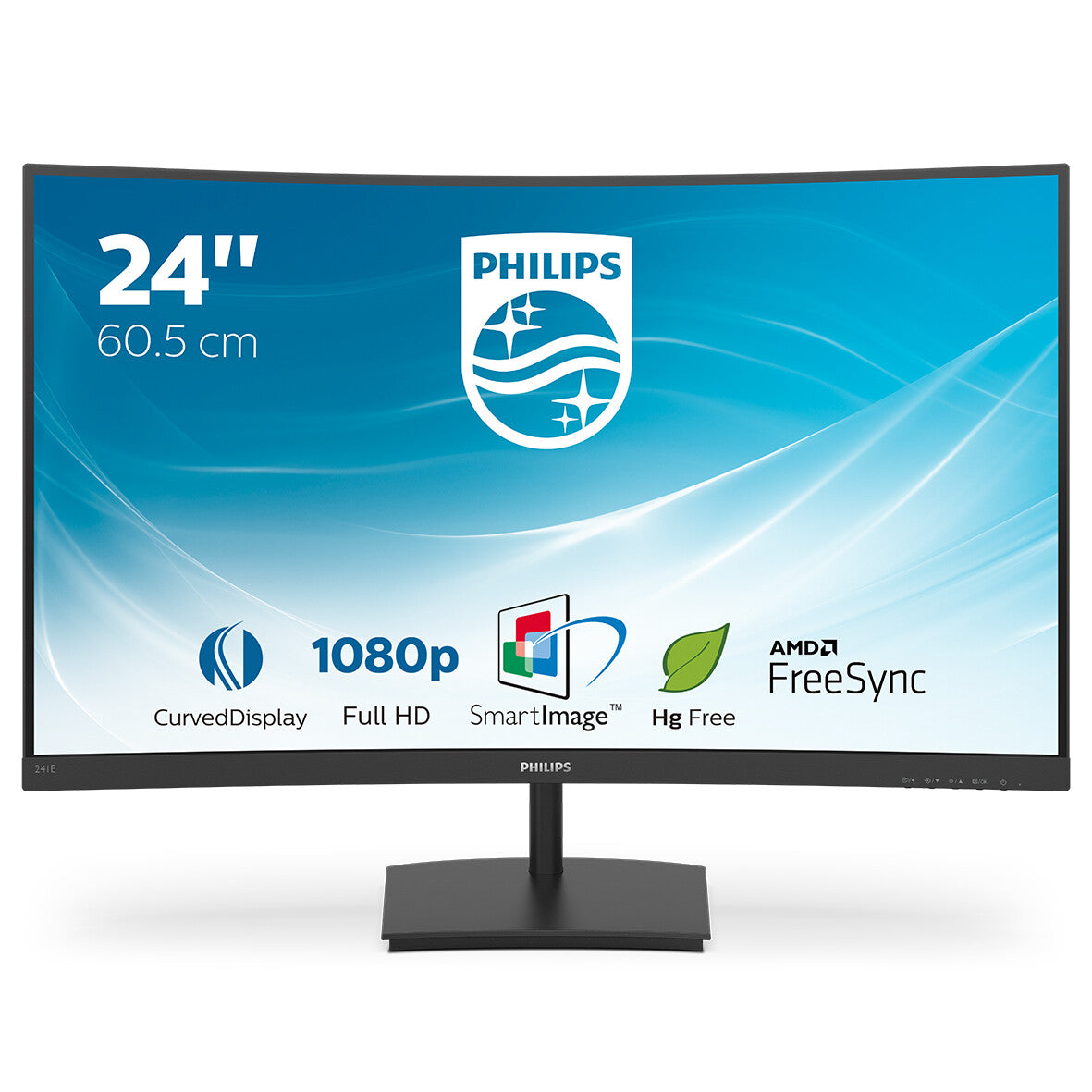 Philips E Line 241E1SC/00 LED display 59.9 cm (23.6&quot;) 1920 x 1080 pixels Full HD Black