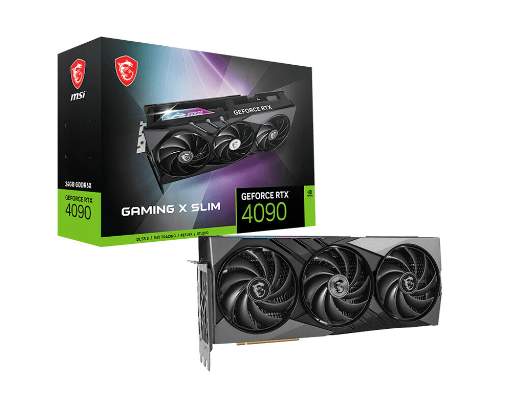 MSI GAMING X SLIM  - NVIDIA 24 GB GDDR6X GeForce RTX 4090 graphics card