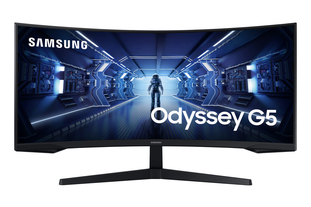 Samsung Odyssey C34G55TWWP computer monitor 86.4 cm (34&quot;) 3440 x 1440 pixels UltraWide Dual Quad HD LED Black