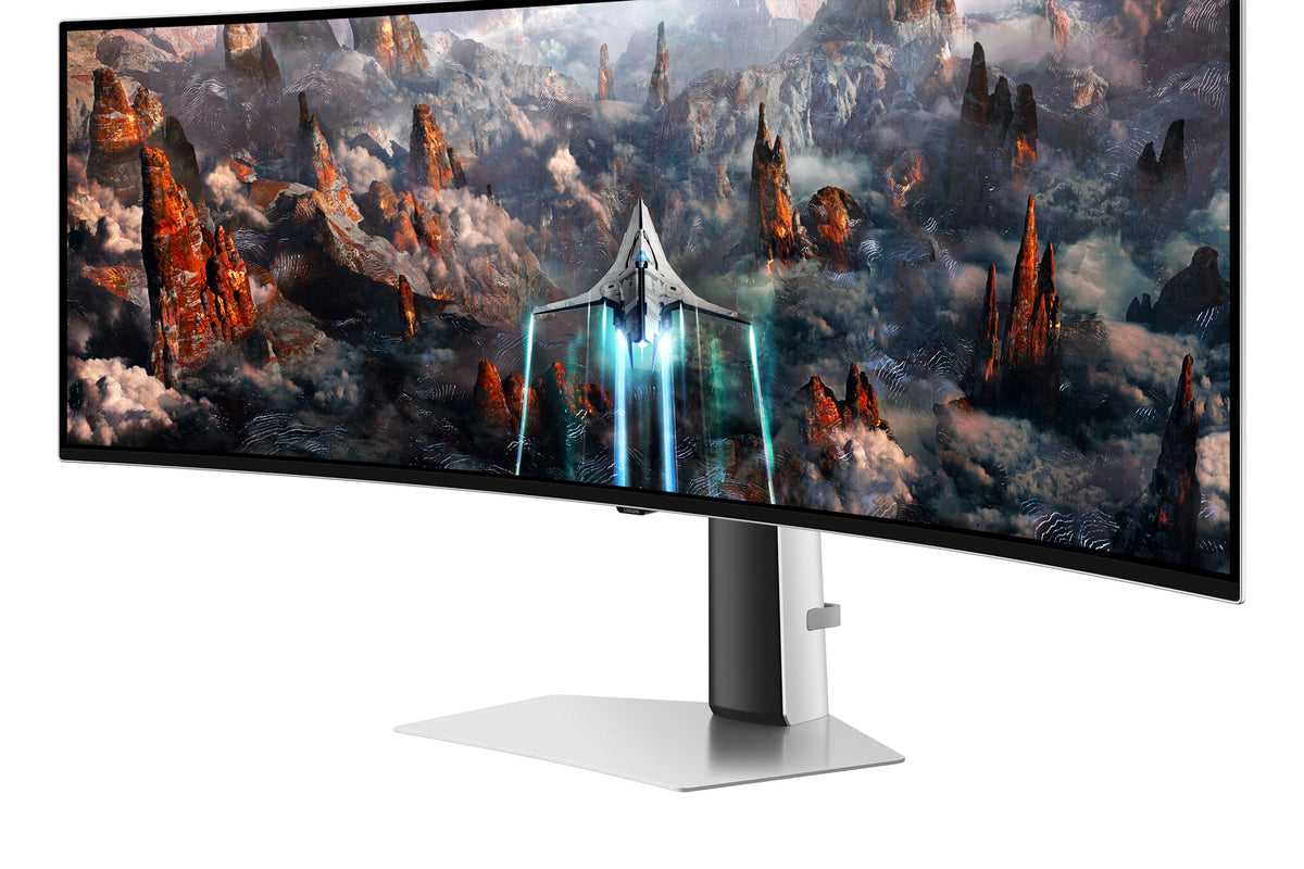 Samsung Odyssey S49CG934SU computer monitor 124.5 cm (49&quot;) 5120 x 1440 pixels DQHD OLED Silver