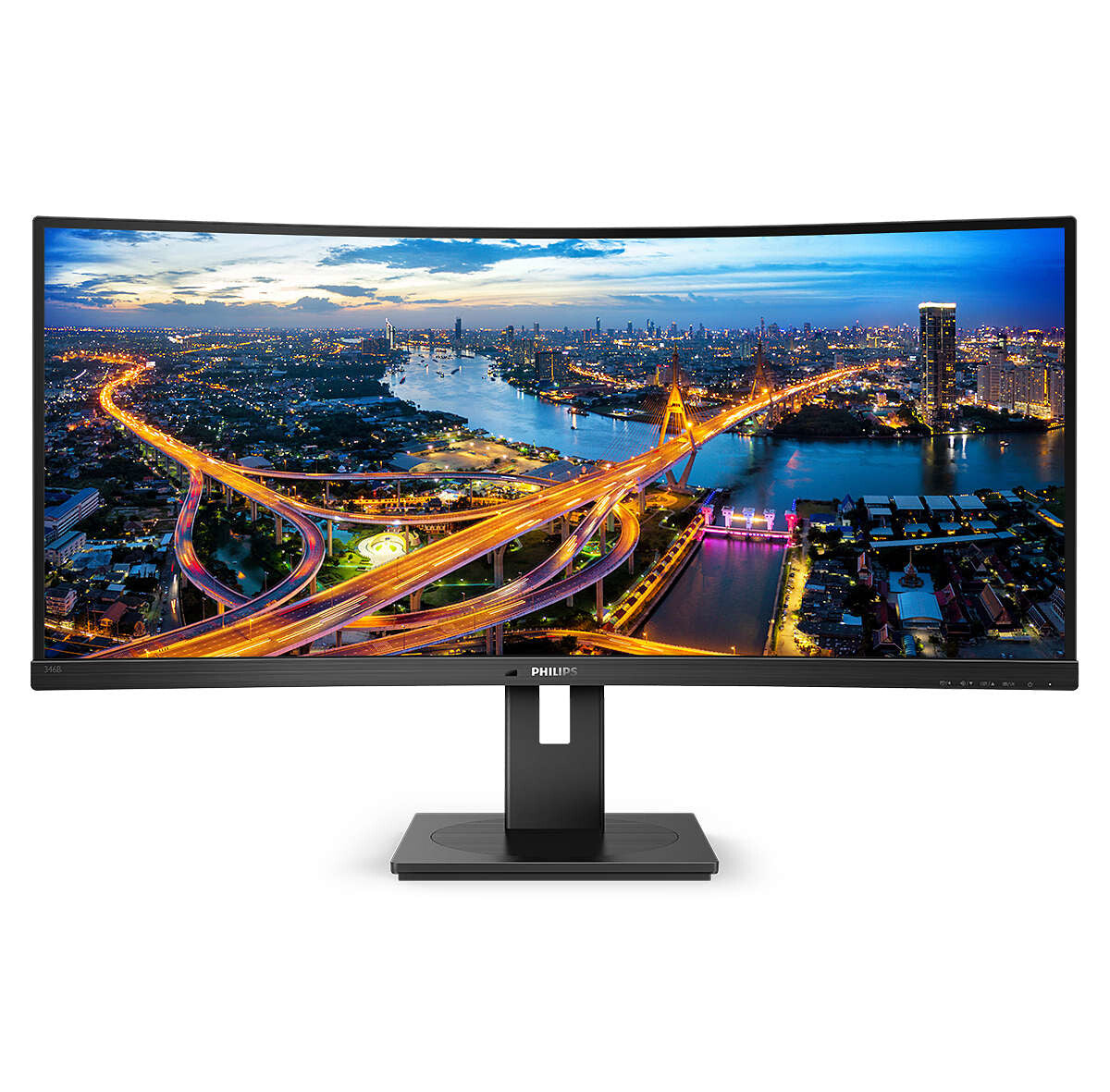 Philips B Line 346B1C/00 computer monitor 86.4 cm (34&quot;) 3440 x 1440 pixels Quad HD LCD Black