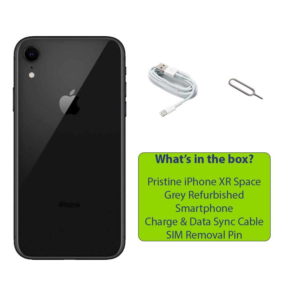 Apple iPhone XR - Refurbished - Single SIM - Space Grey - 64GB