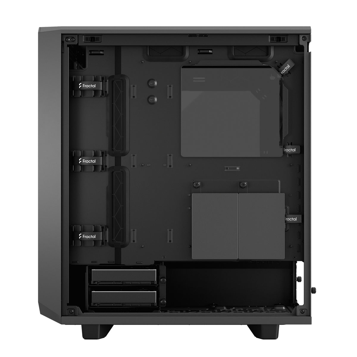 Fractal Design Meshify 2 Compact - ATX Mid Tower Case in Black / TG Light Tint