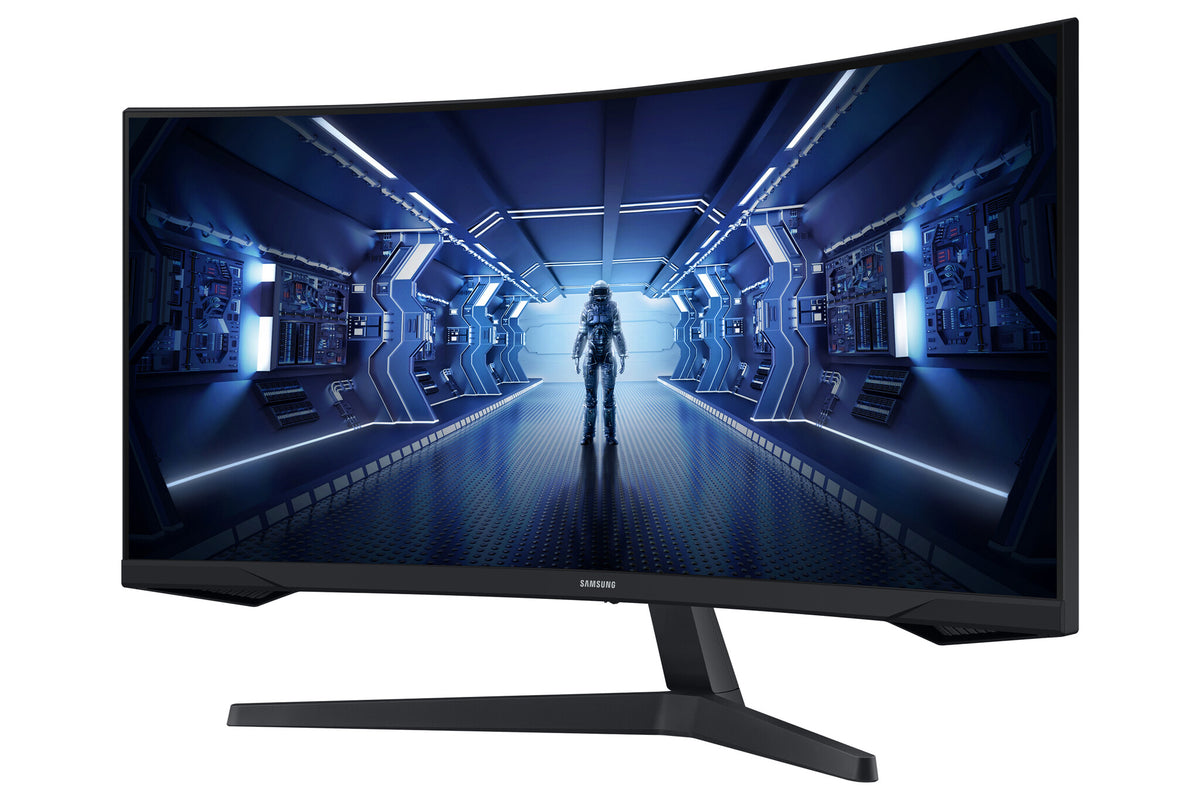 Samsung Odyssey C34G55TWWP computer monitor 86.4 cm (34&quot;) 3440 x 1440 pixels UltraWide Dual Quad HD LED Black