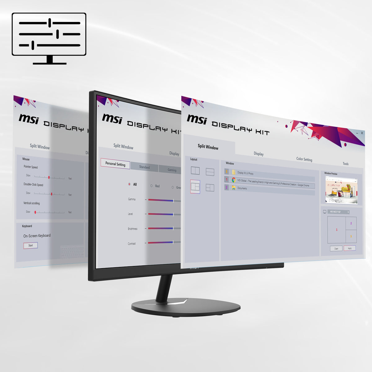 MSI Pro MP271CA - 68.6 cm (27&quot;) - 1920 x 1080 pixels Full HD LED Monitor