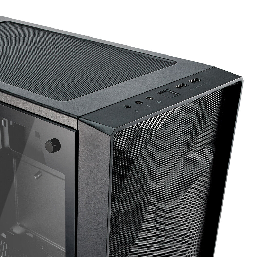 Fractal Design Meshify C - ATX Mid Tower Case in Black / Transparent