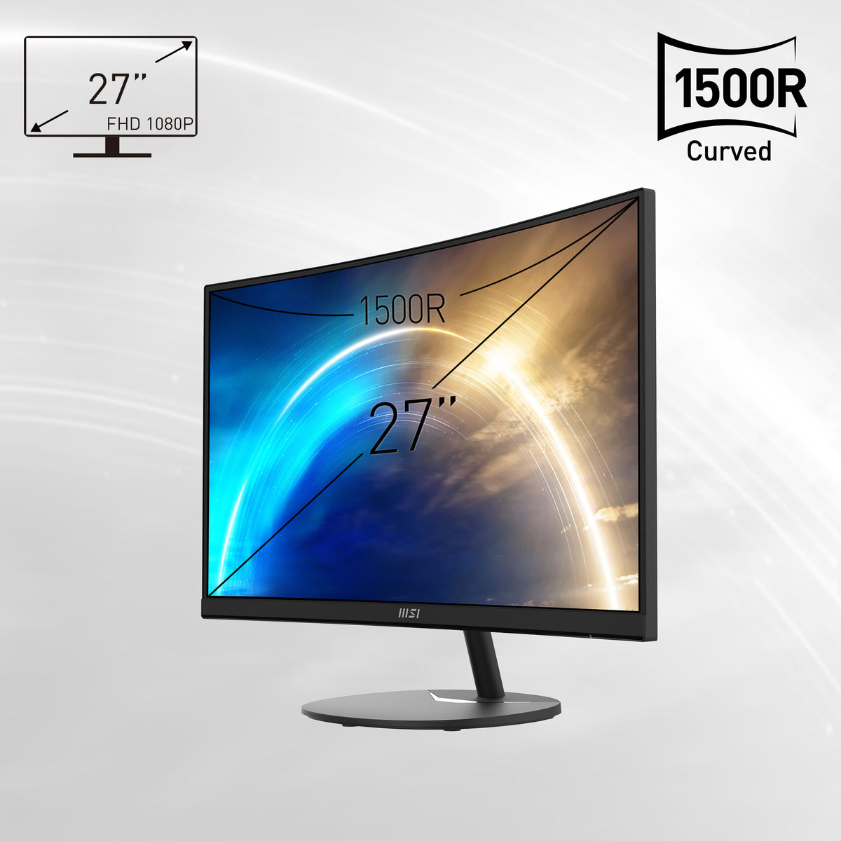 MSI Pro MP271CA - 68.6 cm (27&quot;) - 1920 x 1080 pixels Full HD LED Monitor