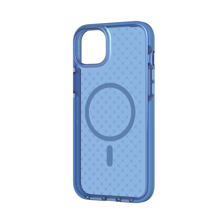 Tech21 Evo Check with MagSafe for iPhone 14 Plus in Tranquil Blue