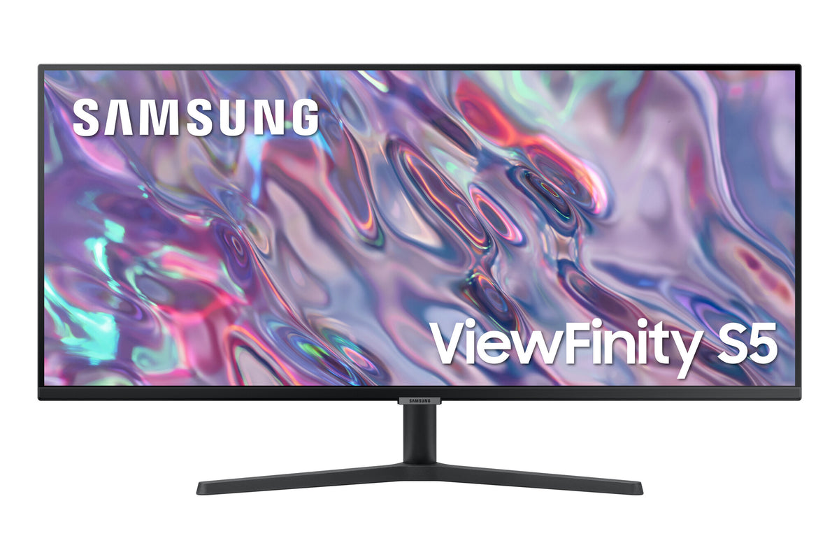 Samsung ViewFinity S5 S50GC computer monitor 86.4 cm (34&quot;) 3440 x 1440 pixels UltraWide Quad HD LED Black