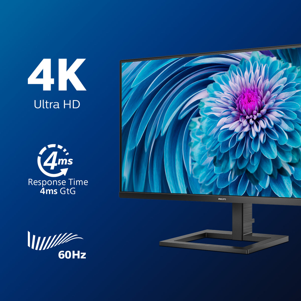 Philips 288E2A/00 computer monitor 71.1 cm (28&quot;) 3840 x 2160 pixels 4K Ultra HD LED Black