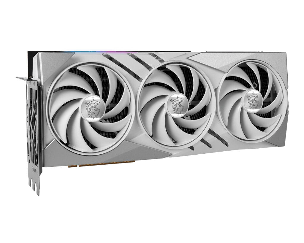 MSI GAMING X SLIM WHITE- NVIDIA 16GB GDDR6X GeForce RTX 4080 graphics card