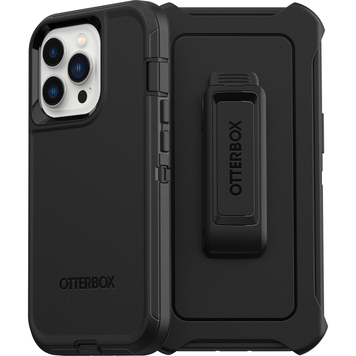 OtterBox Defender Case for iPhone 13 Pro Max, iPhone 12 Pro Max in Black