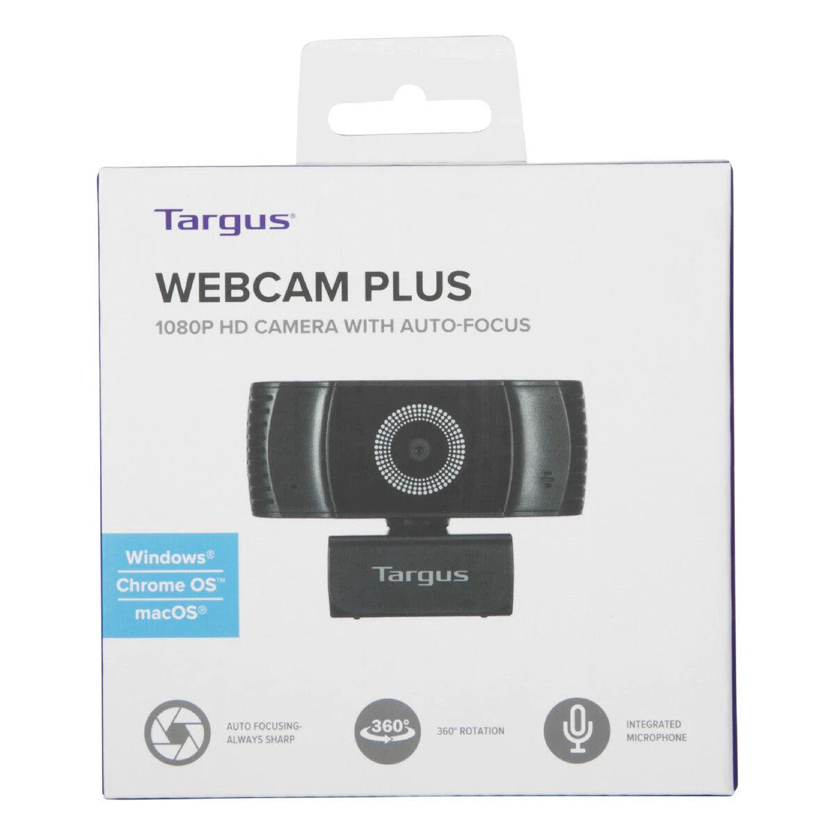 Targus AVC042GL - 2 MP 1920 x 1080p USB 2.0 webcam in Black