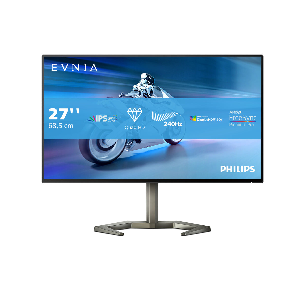 Philips Momentum 27M1F5500P/00 LED display 68.6 cm (27&quot;) 2560 x 1440 pixels Quad HD Black