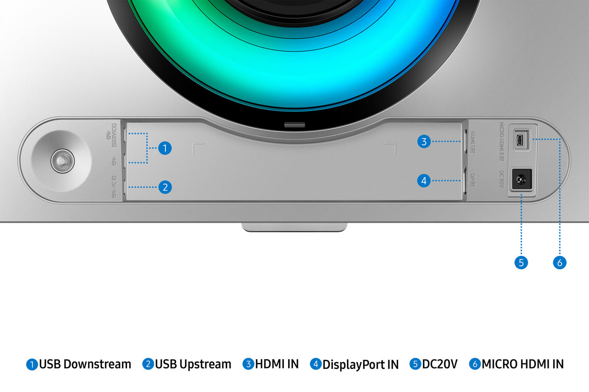 Samsung Odyssey S49CG934SU computer monitor 124.5 cm (49&quot;) 5120 x 1440 pixels DQHD OLED Silver