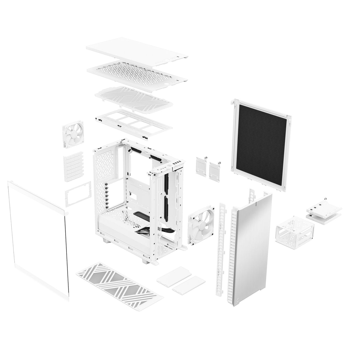 Fractal Design Define 7 Compact - ATX Mid Tower Case in White