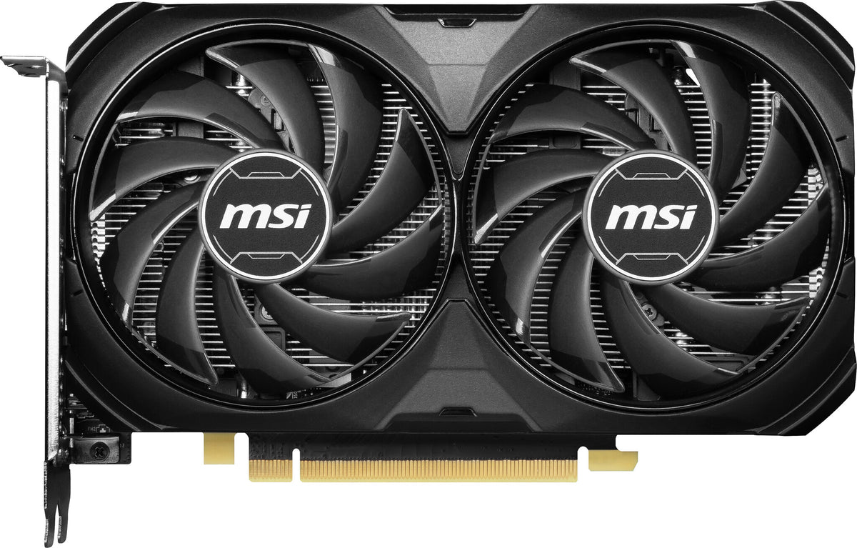 MSI VENTUS 2X BLACK 8G OC - NVIDIA 8 GB GDDR6 GeForce RTX 4060 Ti graphics card