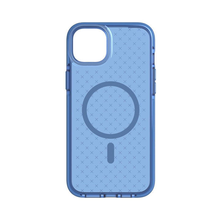 Tech21 Evo Check with MagSafe for iPhone 14 Plus in Tranquil Blue