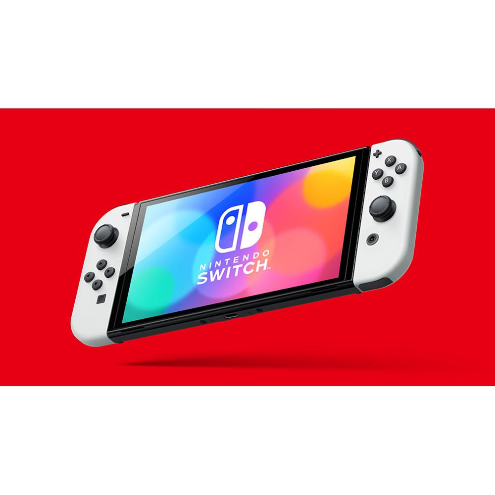Nintendo Switch - Oled Model With Neon Red & Neon Blue Joy-con