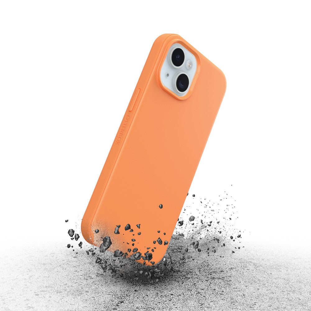 OtterBox Symmetry Series for MagSafe for iPhone 15 in Sunstone (Orange)