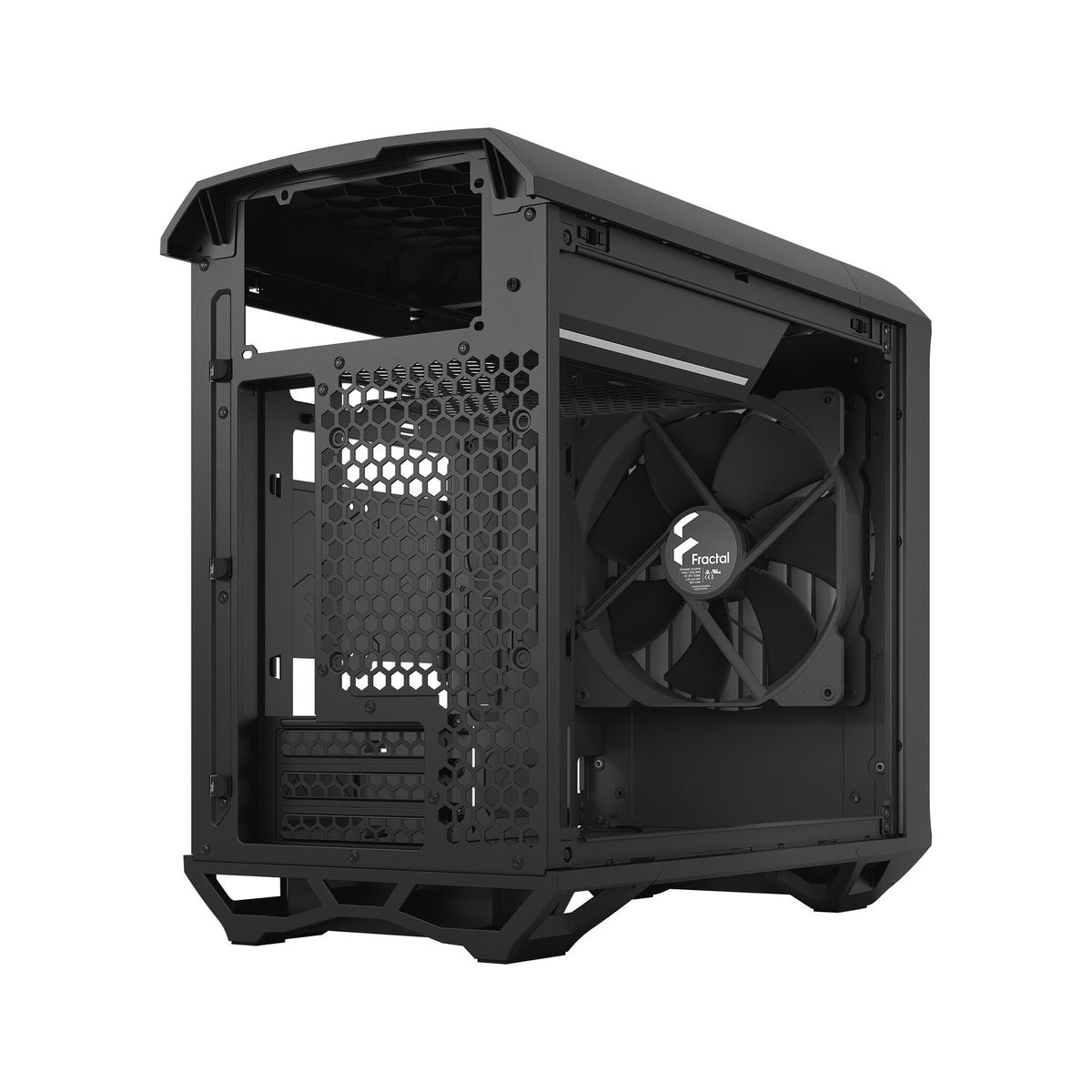 Fractal Design Torrent Nano Micro - Mini ITX Tower Case in Black