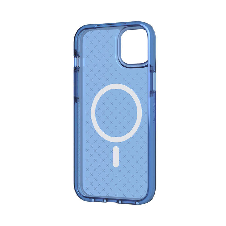 Tech21 Evo Check with MagSafe for iPhone 14 Plus in Tranquil Blue