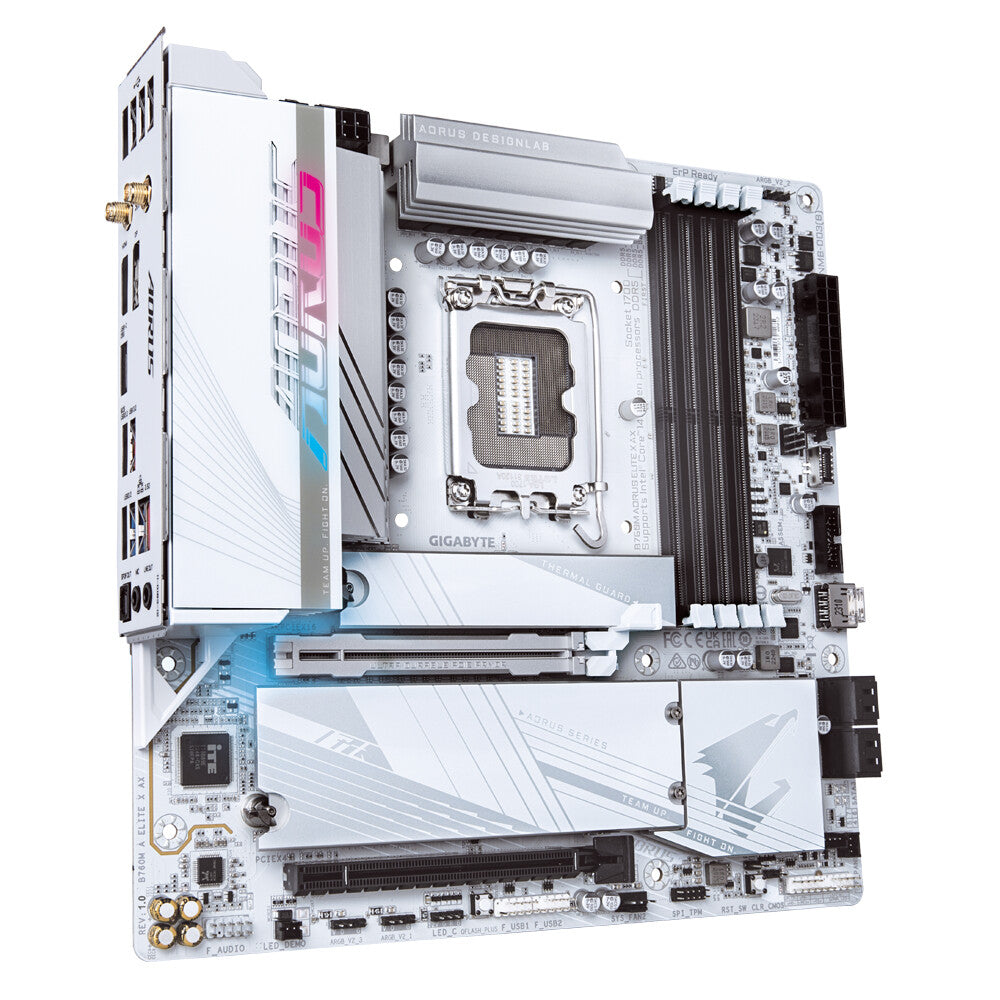 Gigabyte B760M AORUS ELITE X AX ATX motherboard - Intel B760 LGA1700