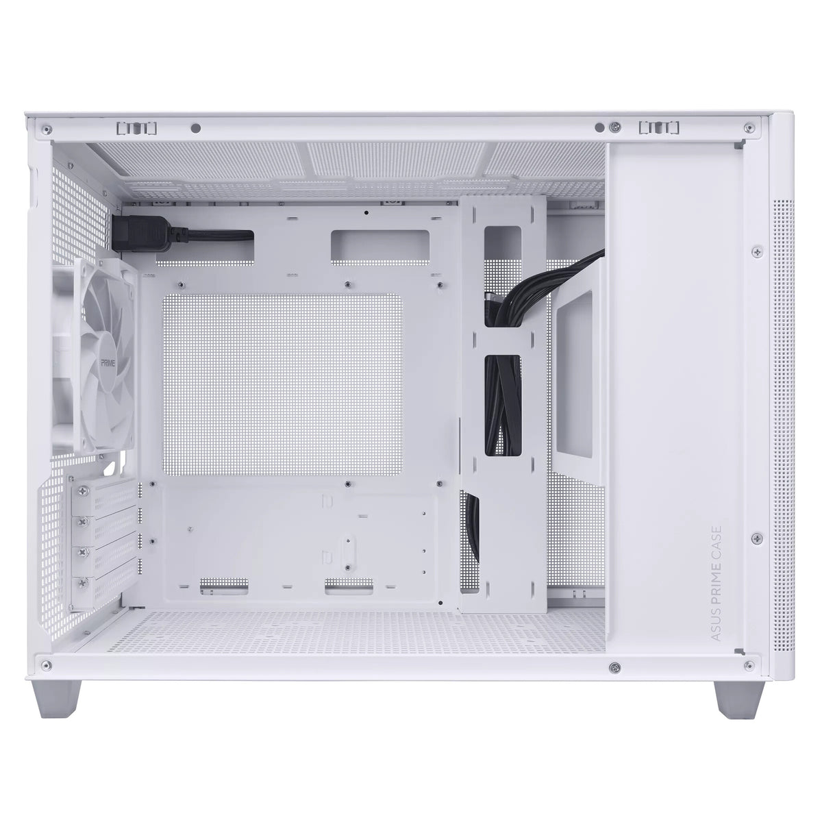 Asus Prime AP201 - MicroATX Mini Tower Case in White