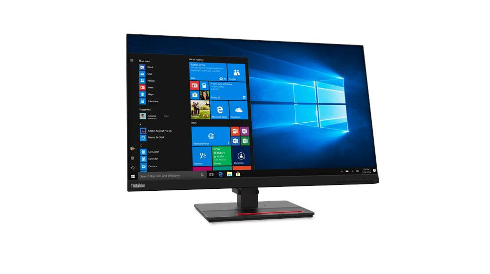 Lenovo ThinkVision T27q-20 computer monitor 68.6 cm (27&quot;) 2560 x 1440 pixels Quad HD LCD Black