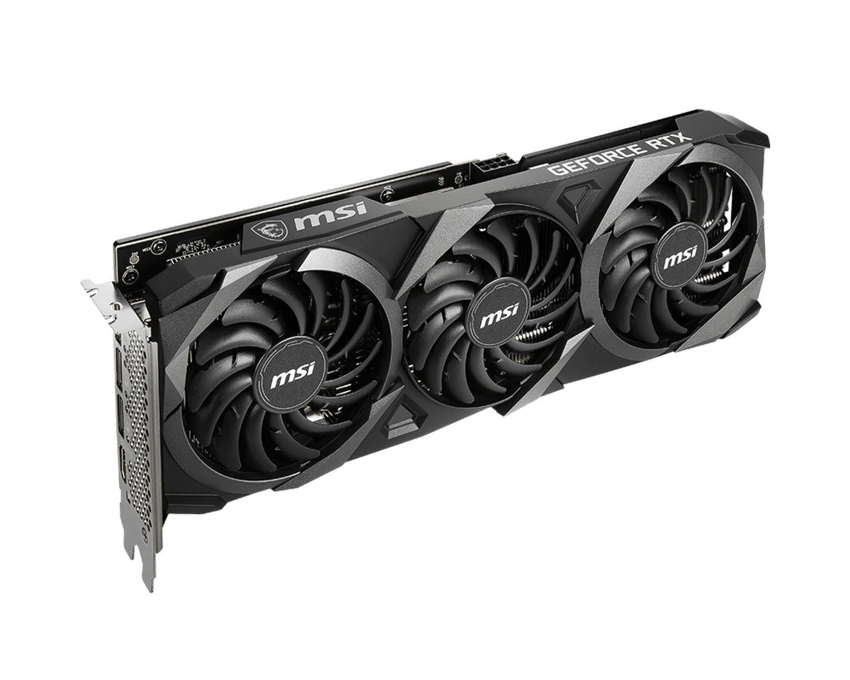 MSI VENTUS 3X 12G OC - NVIDIA 12 GB GDDR6 GeForce RTX 3060 graphics card