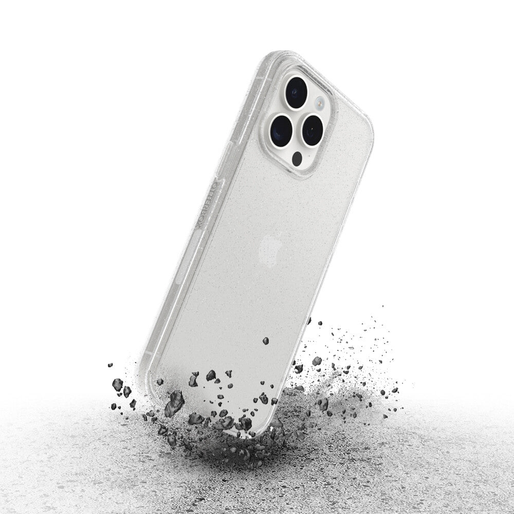 OtterBox Symmetry Series Clear for iPhone 15 Pro Max in Stardust (Clear Glitter)