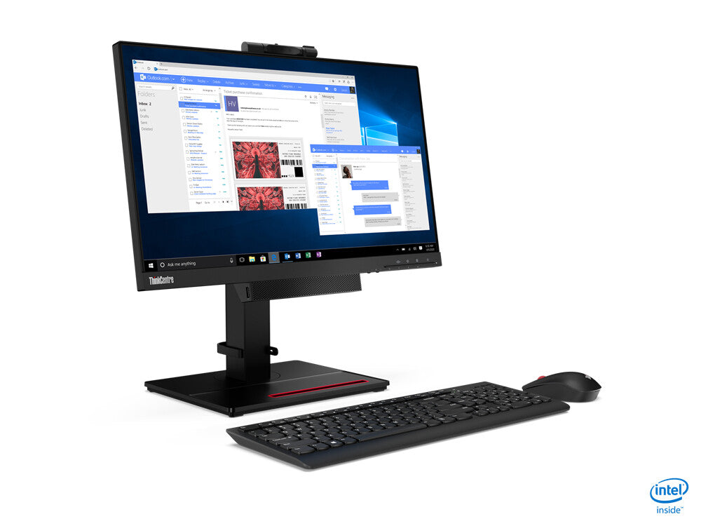 Lenovo ThinkCentre Tiny in One computer monitor 54.6 cm (21.5&quot;) 1920 x 1080 pixels Full HD LED Black