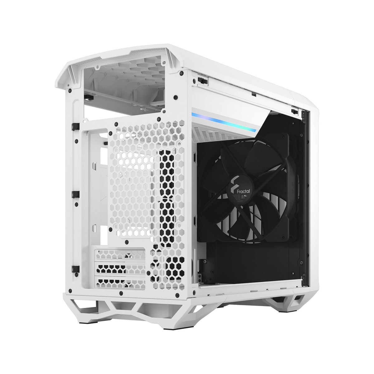 Fractal Design Torrent Nano - Mini ITX Tower Case in White / Black