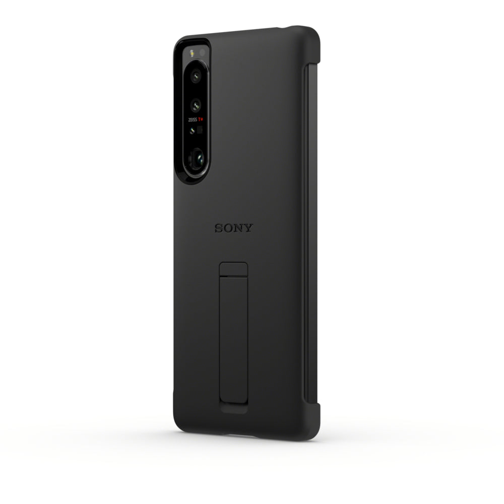 Sony Xperia 1 IV Style Cover with Stand - Black - Clove Technology